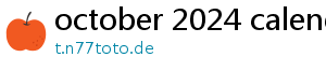 october 2024 calendar printable